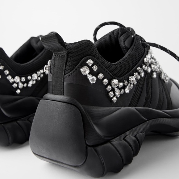 ZARA Bejeweled Sneakers - Picture 4 of 6